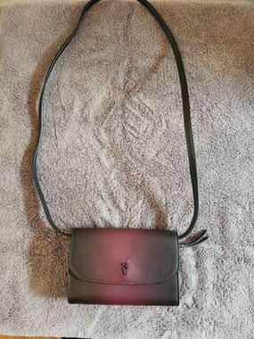 Black Crossbody Leather Shoulder Bag